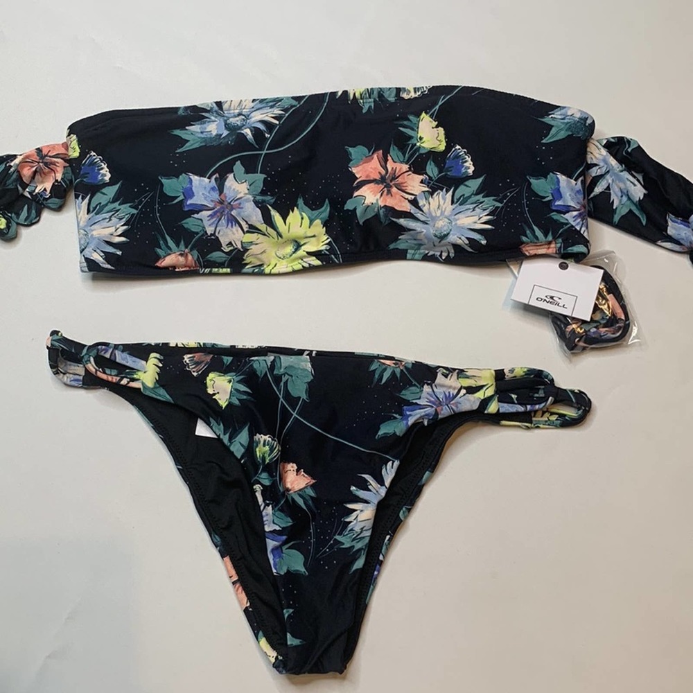 O’Neill Dahlia Bikini SET, Multi Floral Print, Size XL, NWT